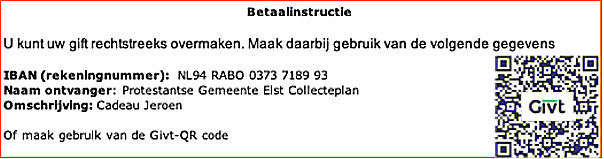 betaalinstructie
