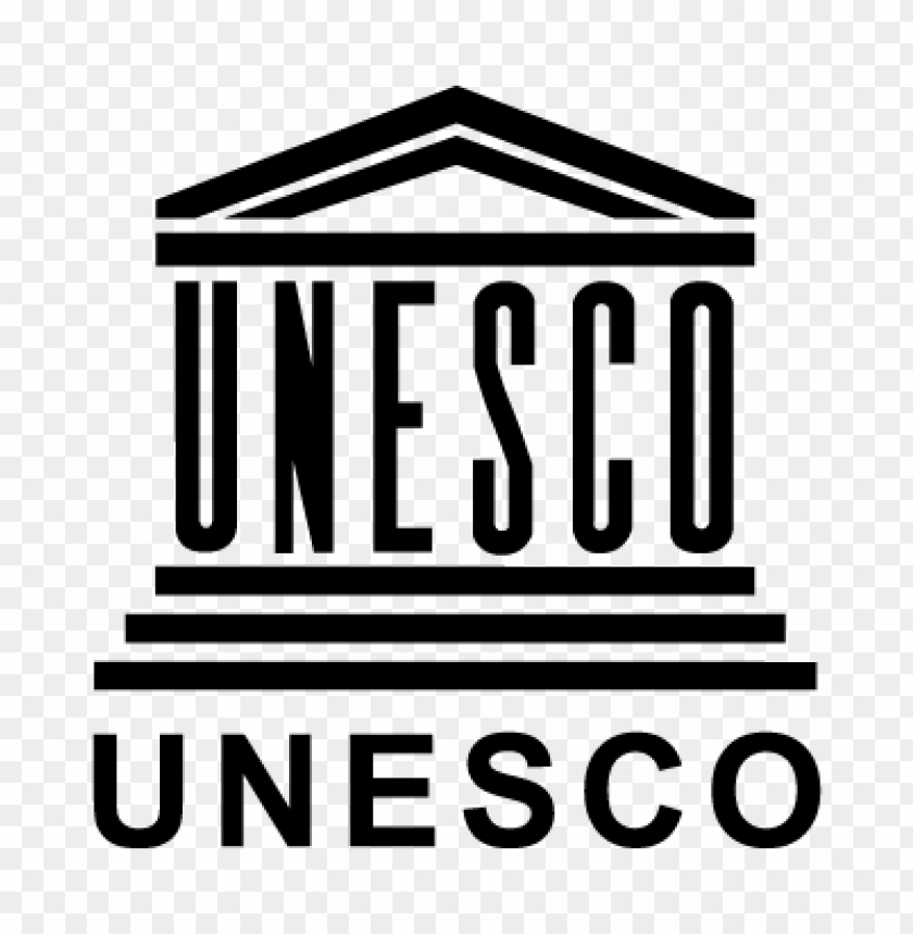 Unesco Werelderfgoed logo zwart transparant